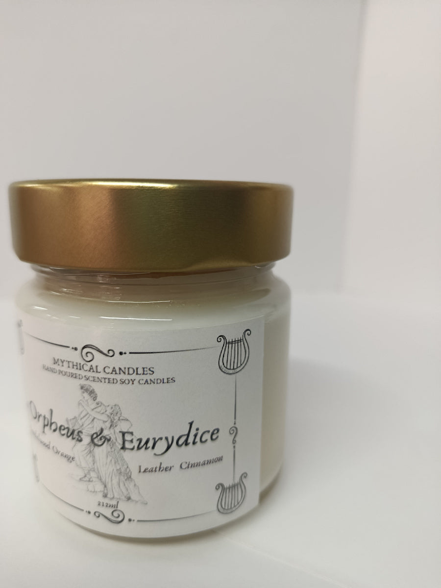 Χειροποίητο Κερί σόγιας Orpheus και Eurydice 212ml