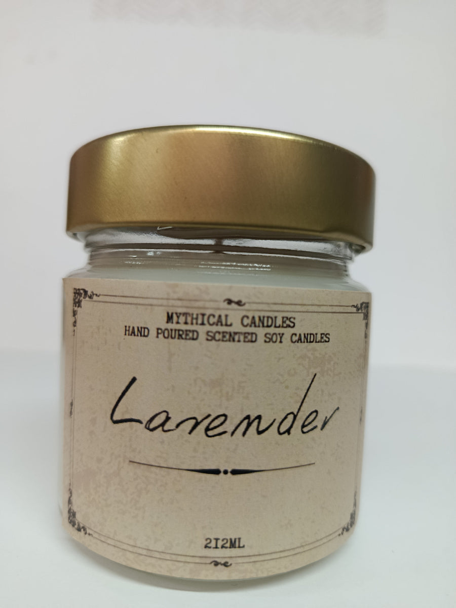 Χειροποίητο Κερί Σόγιας Lavender (Λεβάντα)212ml