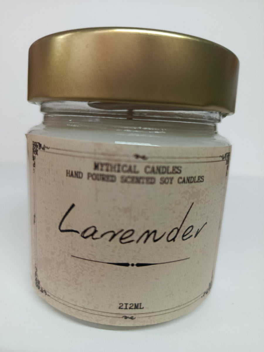 Χειροποίητο Κερί Σόγιας Lavender (Λεβάντα)212ml