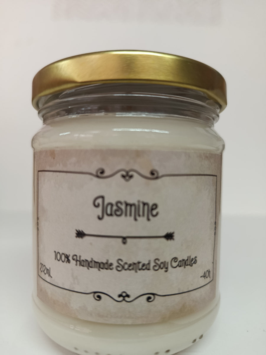 Χειροποίητο Κερί Σόγιας Jasmine (Γιασεμί)212ml