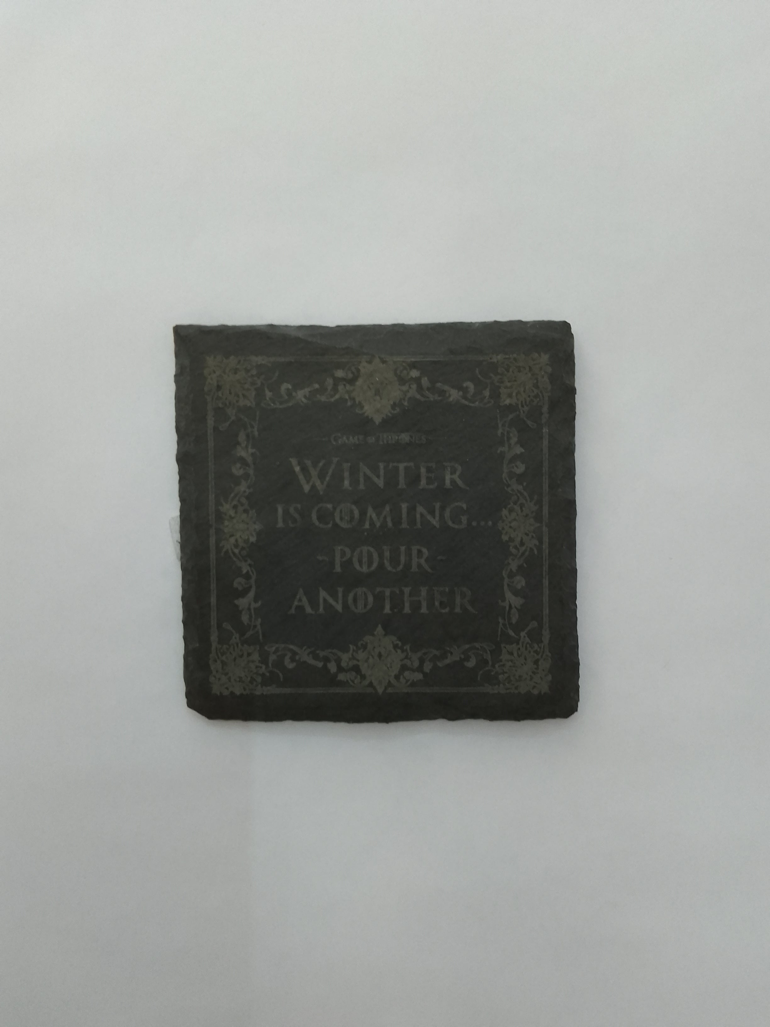 Χειροποίητο drink coaster τύπου Game of Thrones