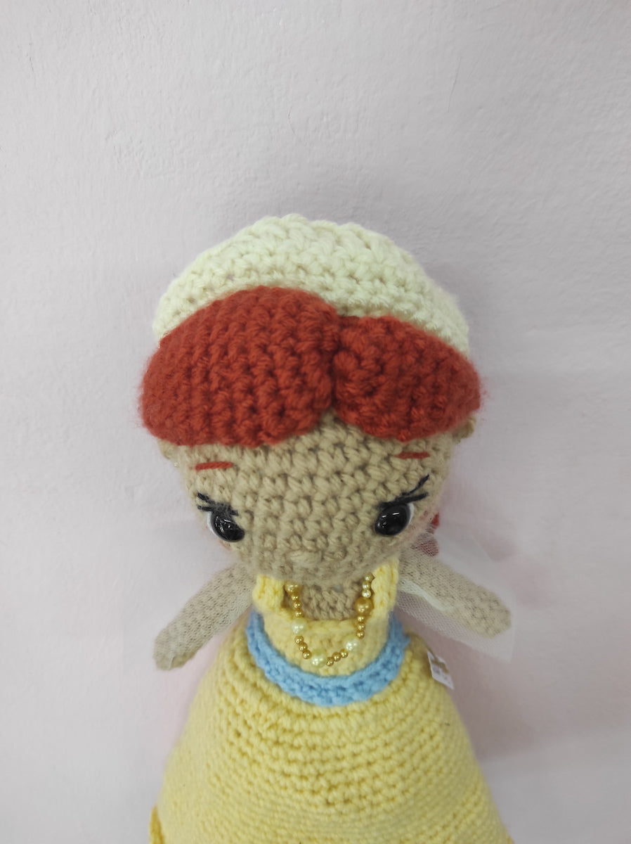 Χειροποίητη πλεκτή ΄κούκλα Αναστασία