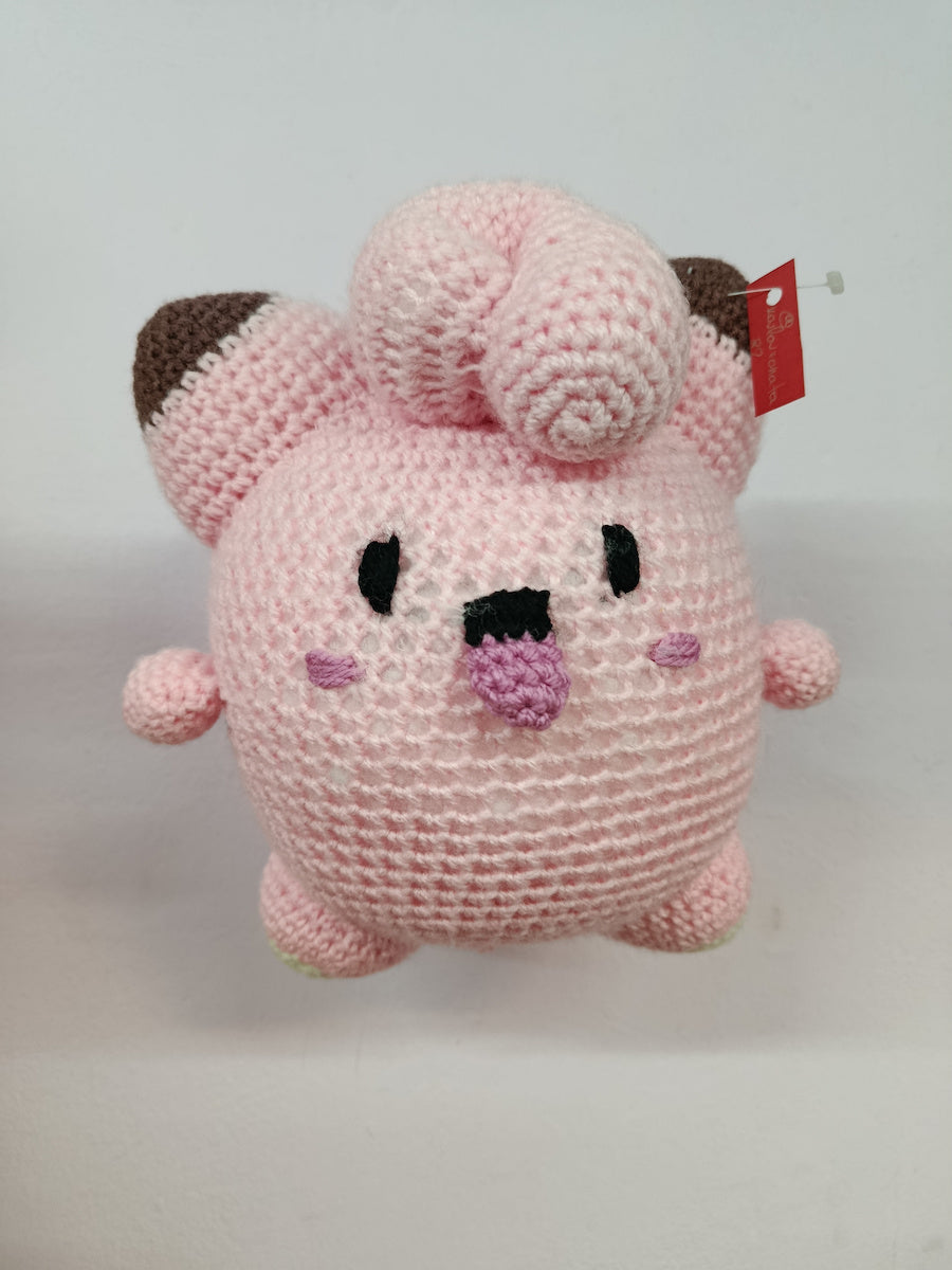 Χειροποίητο πλεκτό κουκλάκι τύπου Clefairy