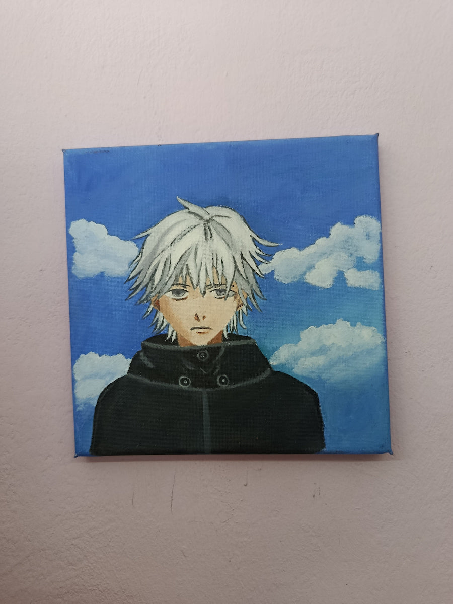 Χειροποίητος πίνακας Ζωγραφικής τύπου "Ken Kaneki"