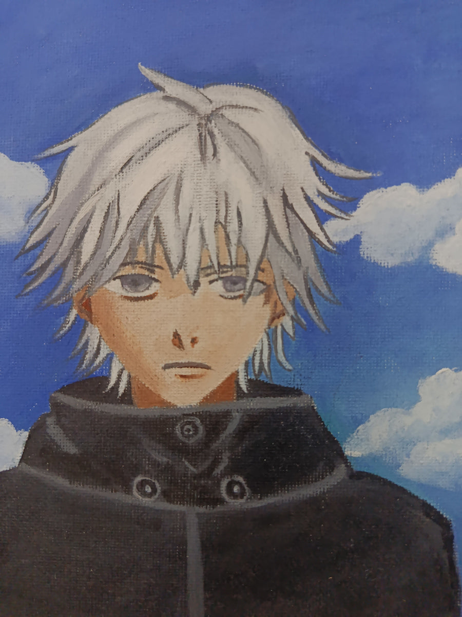 Χειροποίητος πίνακας Ζωγραφικής τύπου "Ken Kaneki"