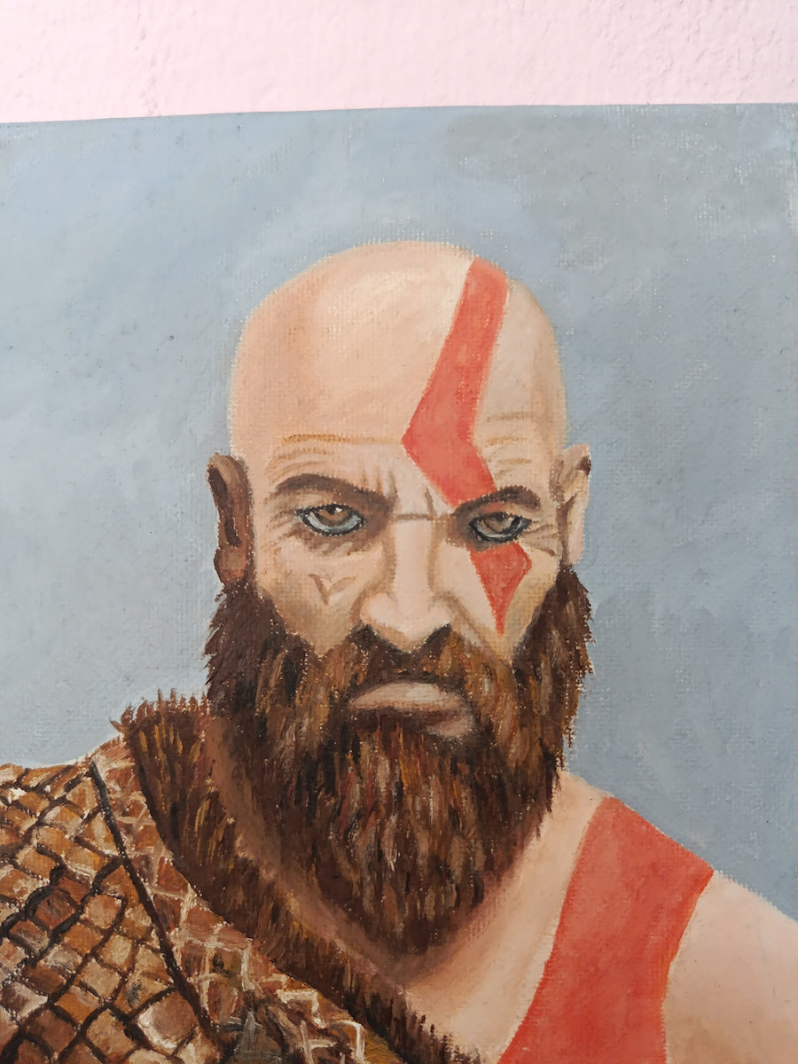 Χειροποίητος πίνακας Ζωγραφικής τύπου "Kratos" (Κράτος)