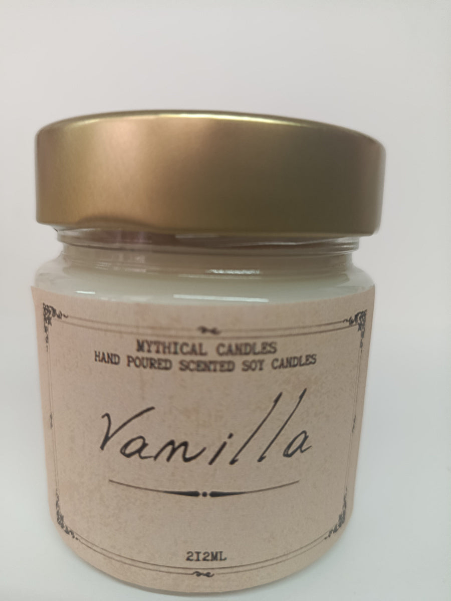 Χειροποίητο Κερί Σόγιας Vanilla (Βανίλια) 212ml