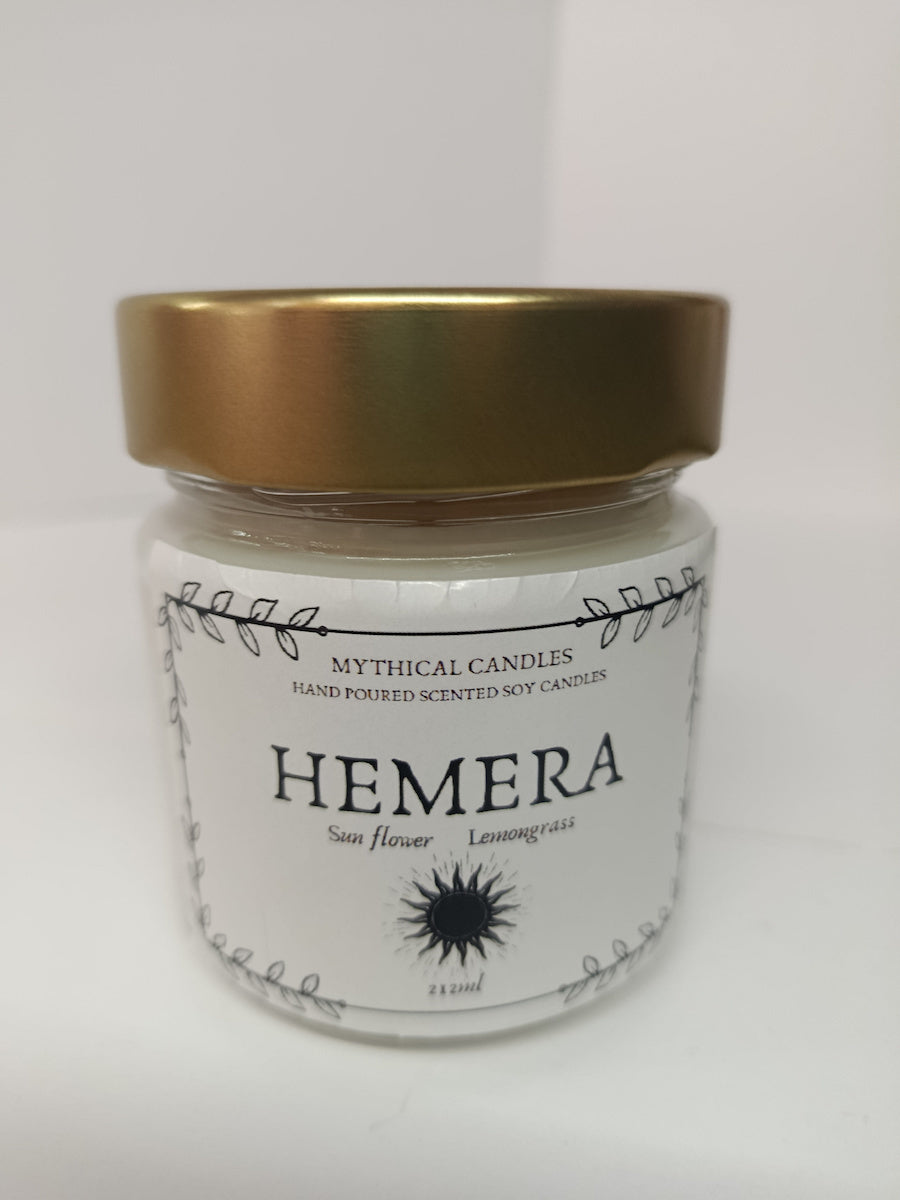 Χειροποίητο Κερί Σόγιας Hemera 212ml