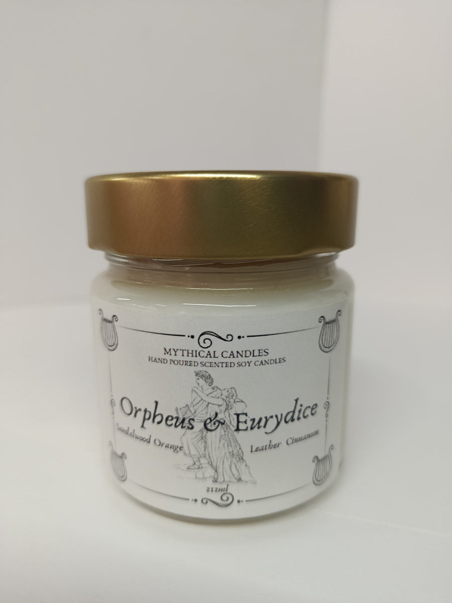 Χειροποίητο Κερί σόγιας Orpheus και Eurydice 212ml
