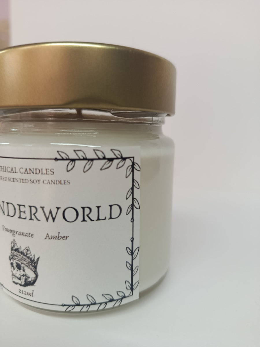 Χειροποίητο Κερί σόγιας Underworld 212ml