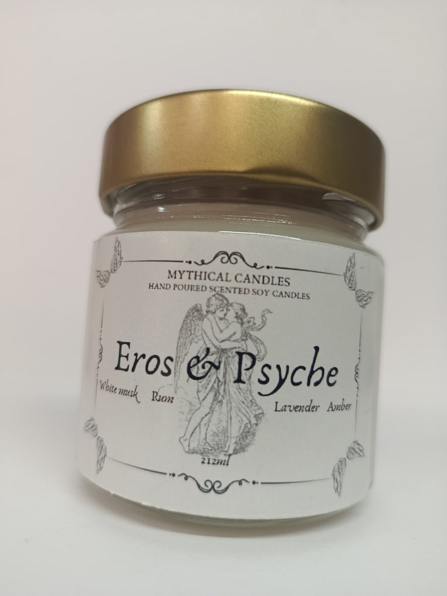 Χειροποίητο Κερί σόγιας Eros & Psyche 212ml