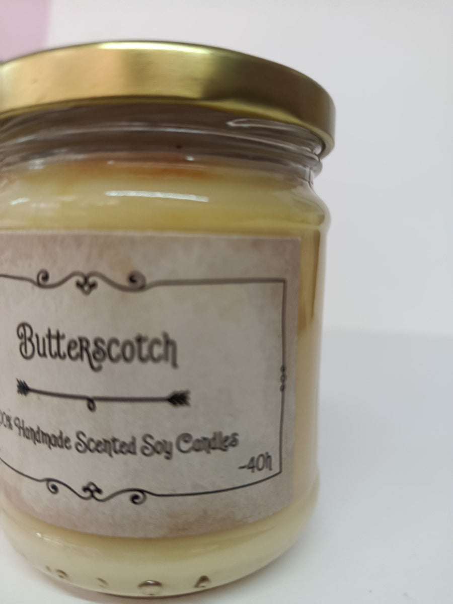 Χειροποίητο Κερί σόγιας Butterscotch 212ml