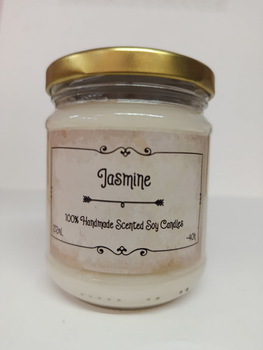 Χειροποίητο Κερί Σόγιας Jasmine (Γιασεμί)212ml