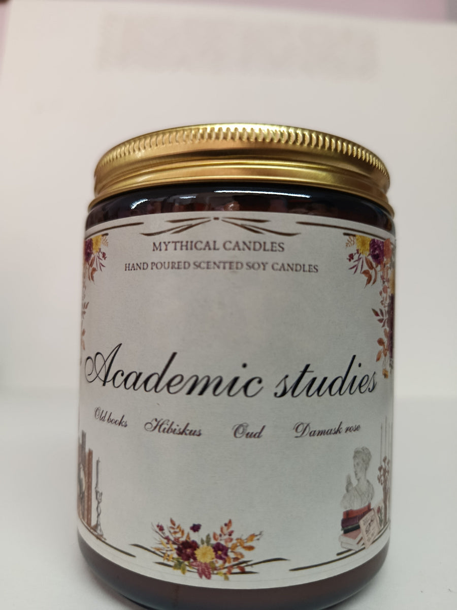 Χειροποίητο Κερί σόγιας Academic studies 250ml.