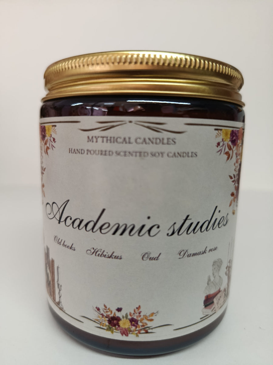 Χειροποίητο Κερί σόγιας Academic studies 250ml.