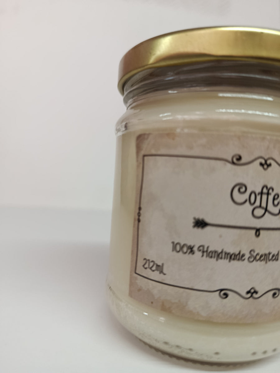 Χειροποίητο Κερί Σόγιας Coffee (Καφέ) 212ml