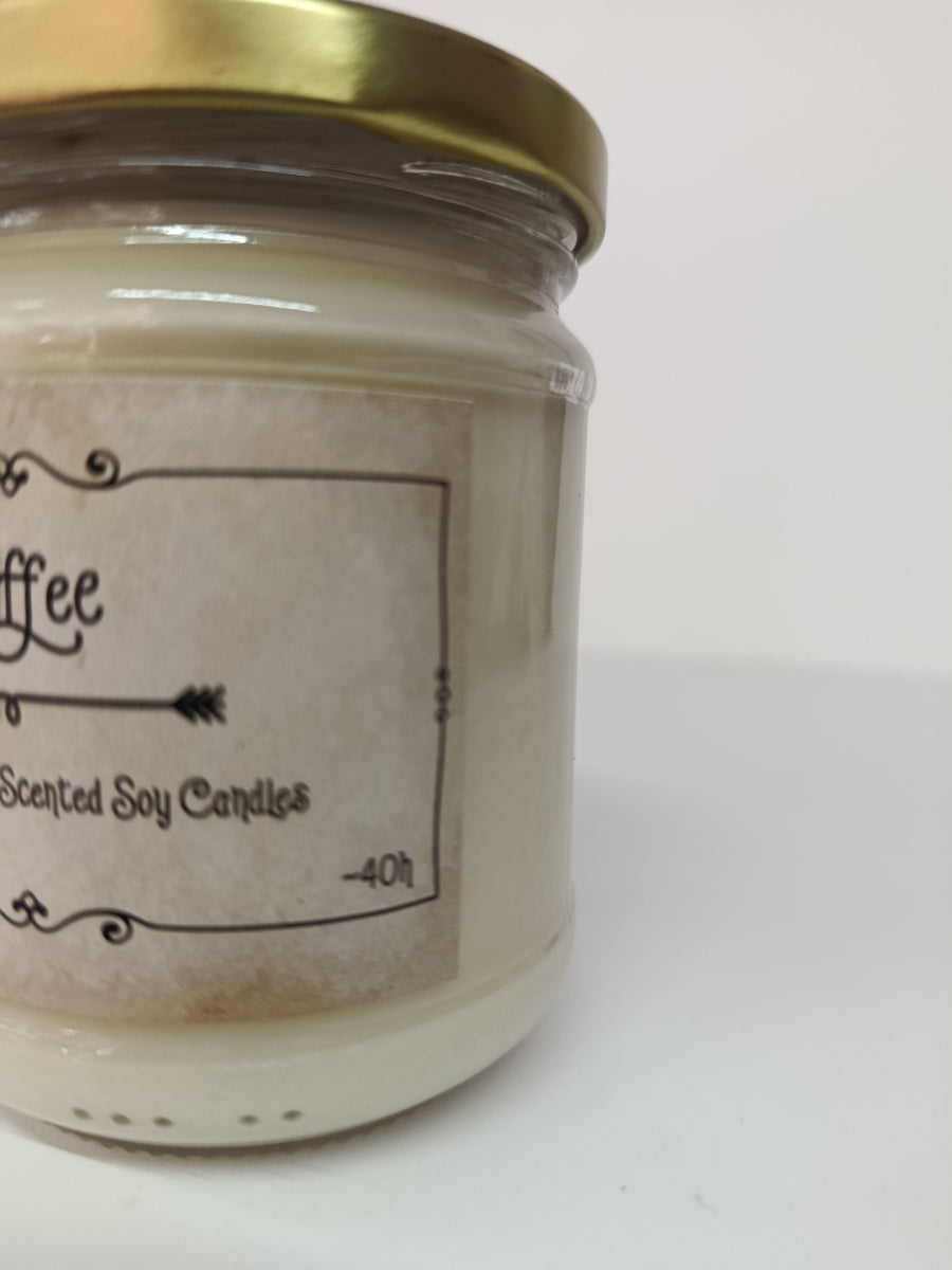 Χειροποίητο Κερί Σόγιας Coffee (Καφέ) 212ml