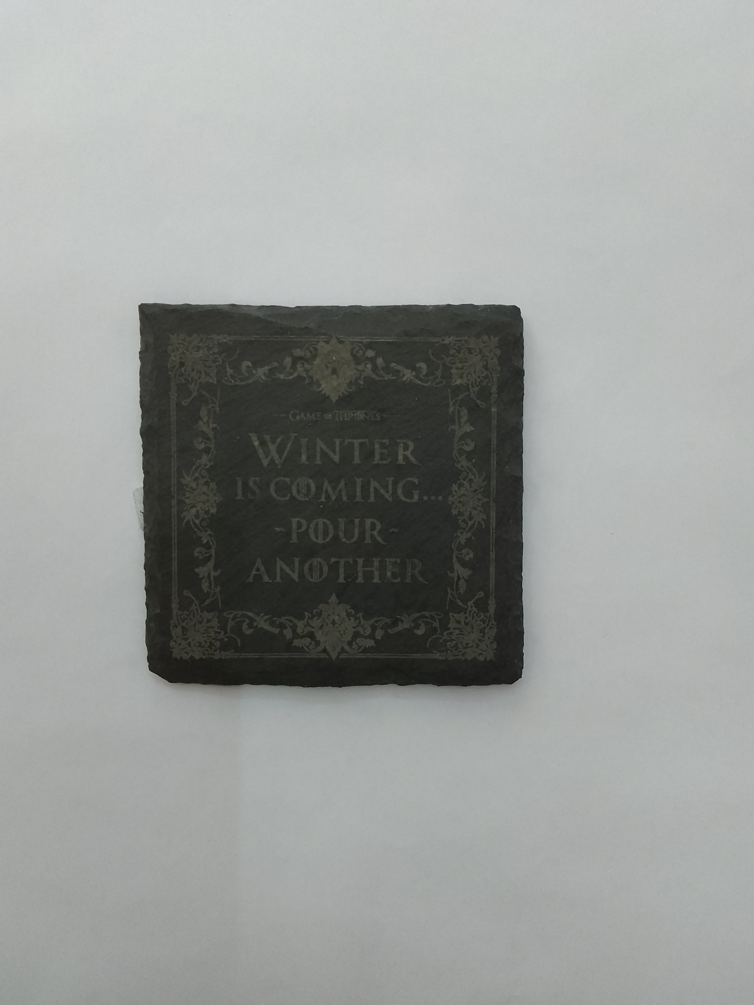Χειροποίητο drink coaster τύπου Game of Thrones