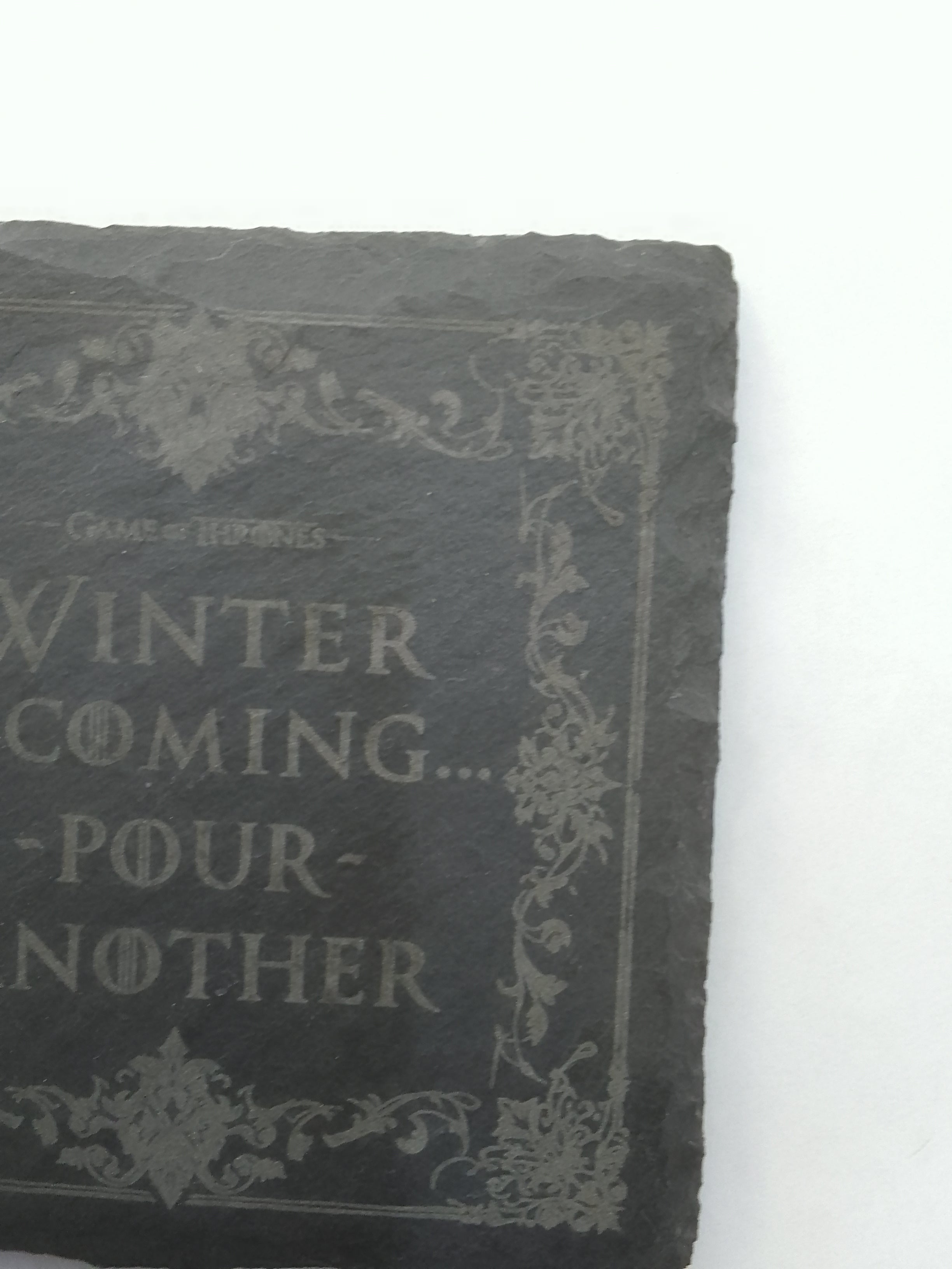 Χειροποίητο drink coaster τύπου Game of Thrones
