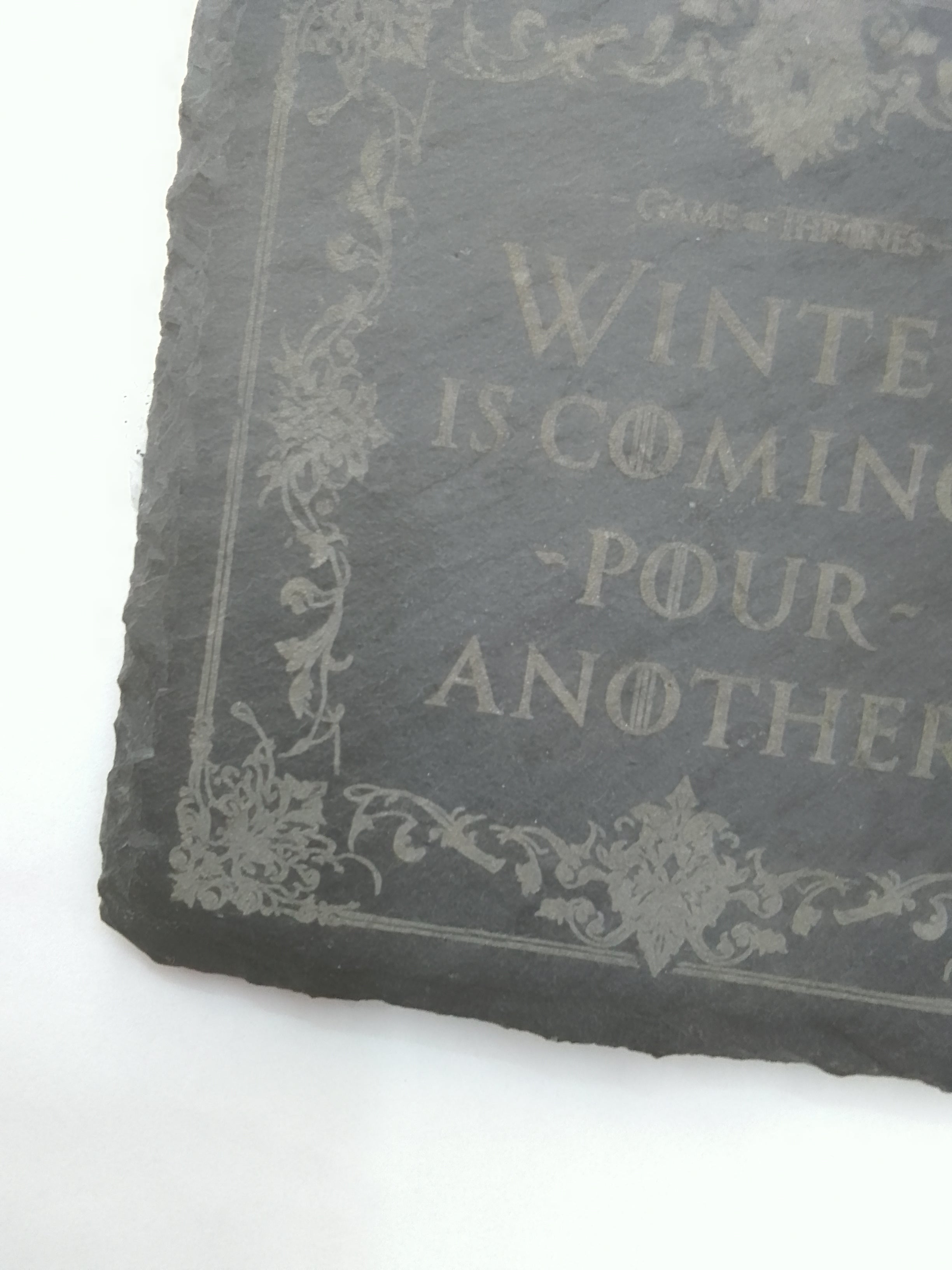 Χειροποίητο drink coaster τύπου Game of Thrones