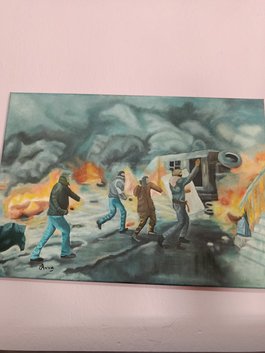 Χειροποίητος πίνακας Ζωγραφικής "Αναρχικοί"