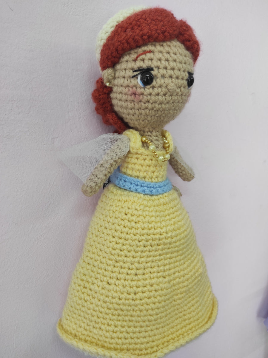 Χειροποίητη πλεκτή ΄κούκλα Αναστασία