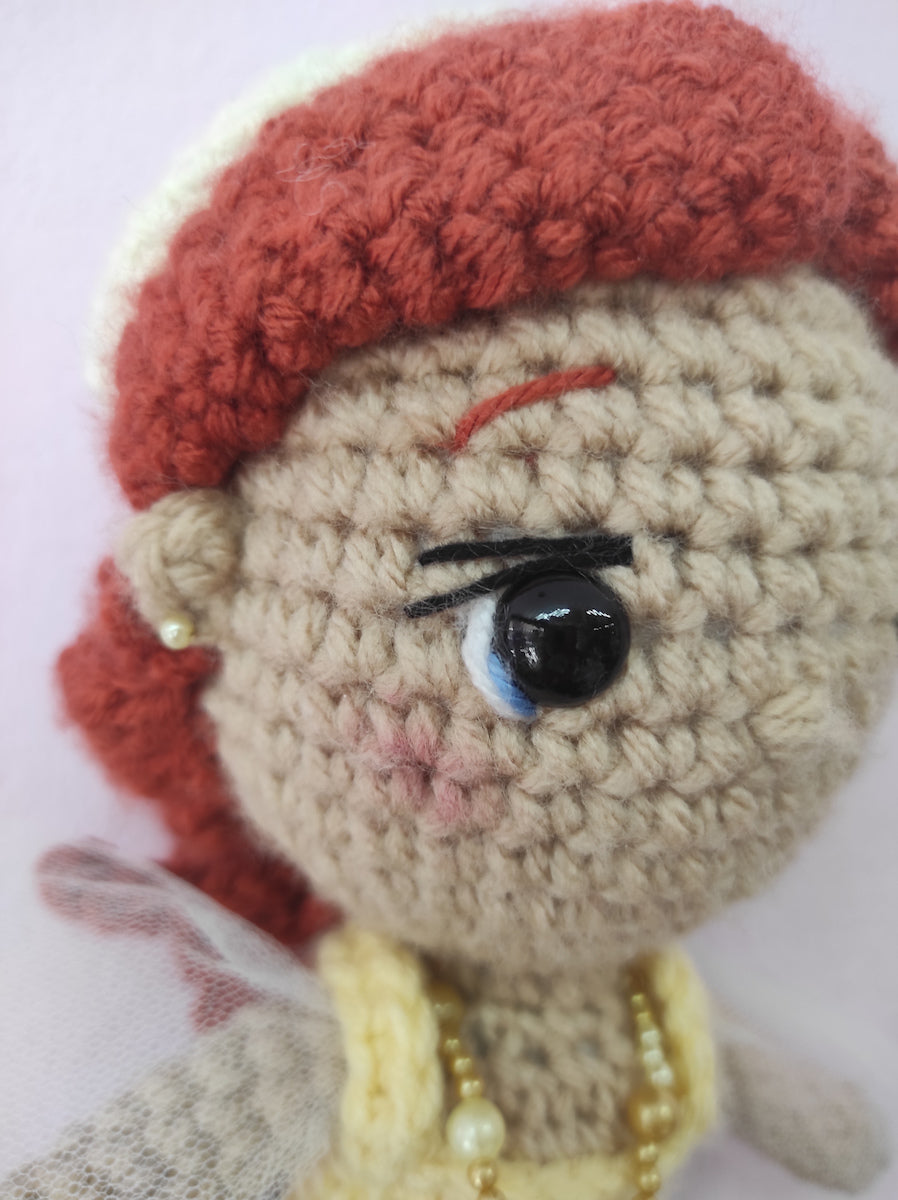 Χειροποίητη πλεκτή ΄κούκλα Αναστασία