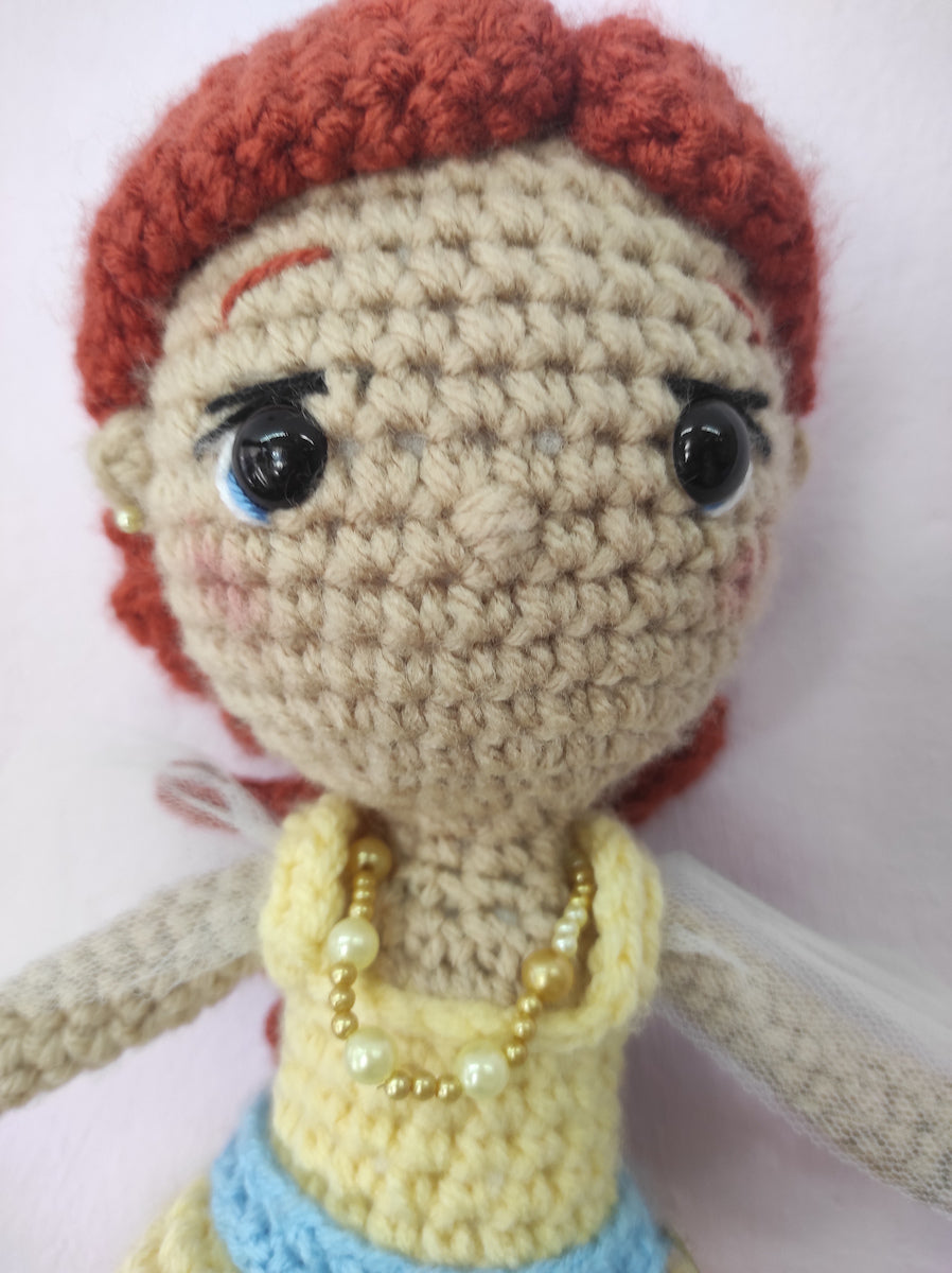 Χειροποίητη πλεκτή ΄κούκλα Αναστασία