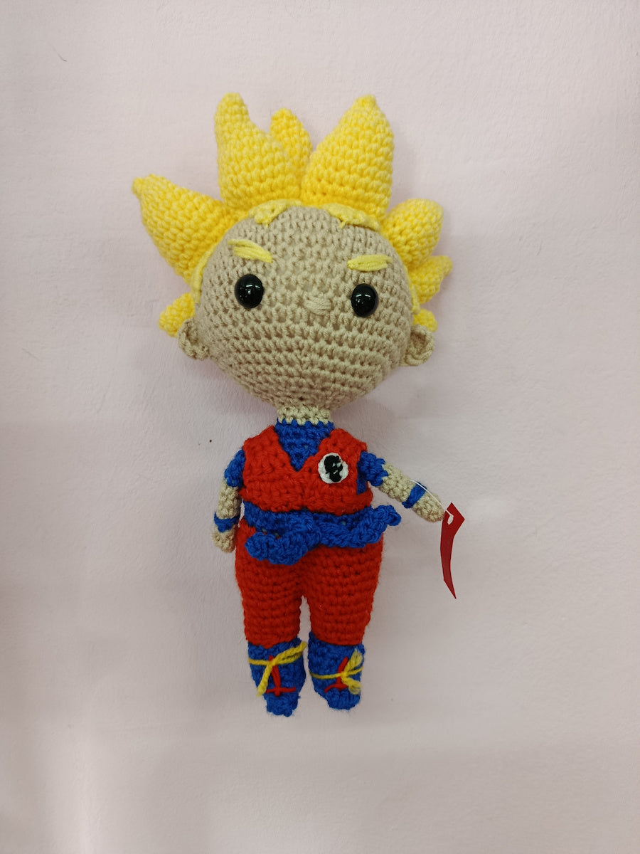 Χειροποίητο πλεκτό τύπου Ξανθός Son Goku