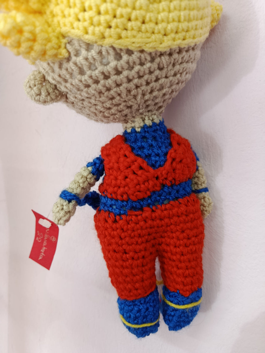 Χειροποίητο πλεκτό τύπου Ξανθός Son Goku