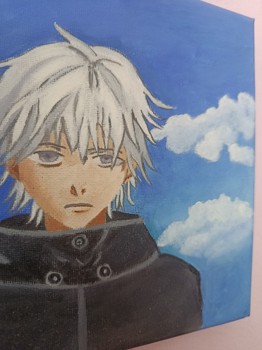 Χειροποίητος πίνακας Ζωγραφικής τύπου "Ken Kaneki"