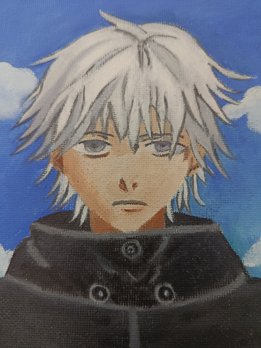 Χειροποίητος πίνακας Ζωγραφικής τύπου "Ken Kaneki"