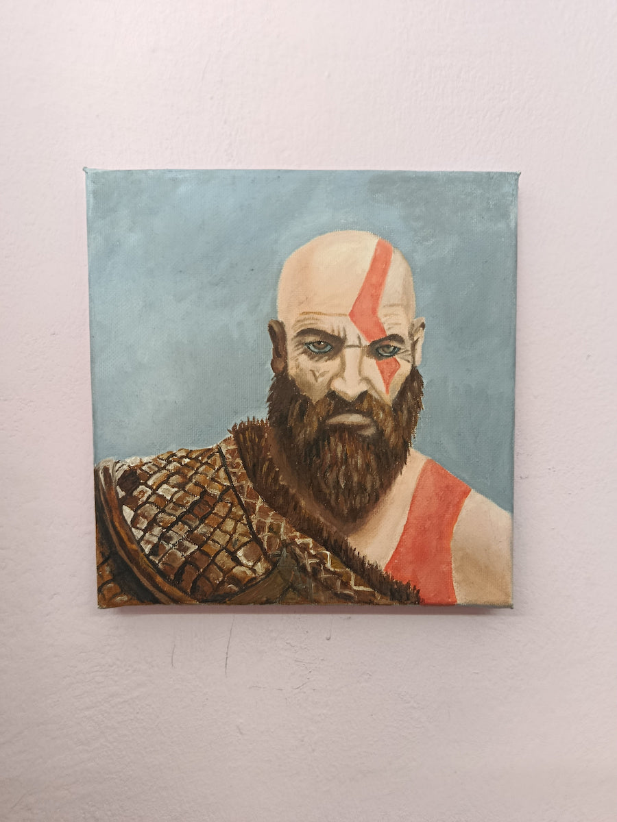 Χειροποίητος πίνακας Ζωγραφικής τύπου "Kratos" (Κράτος)