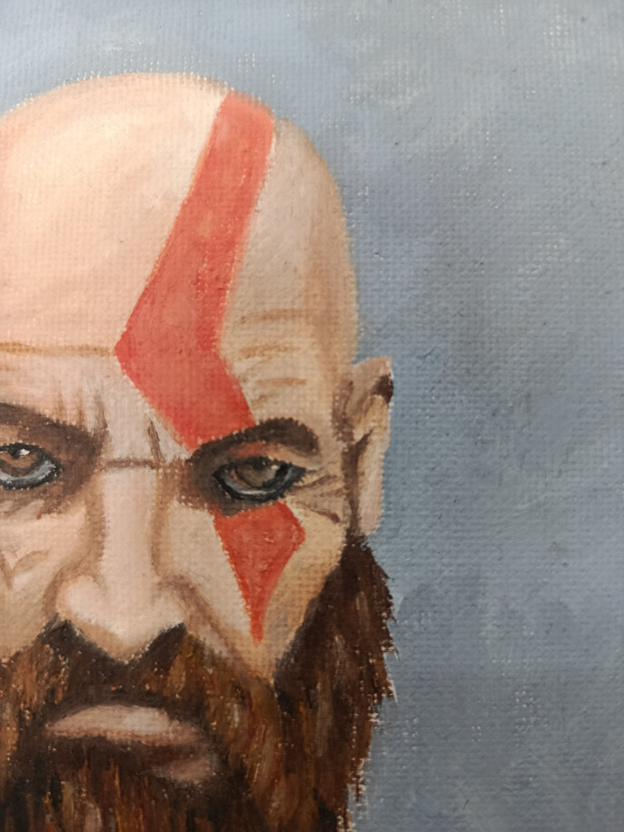 Χειροποίητος πίνακας Ζωγραφικής τύπου "Kratos" (Κράτος)