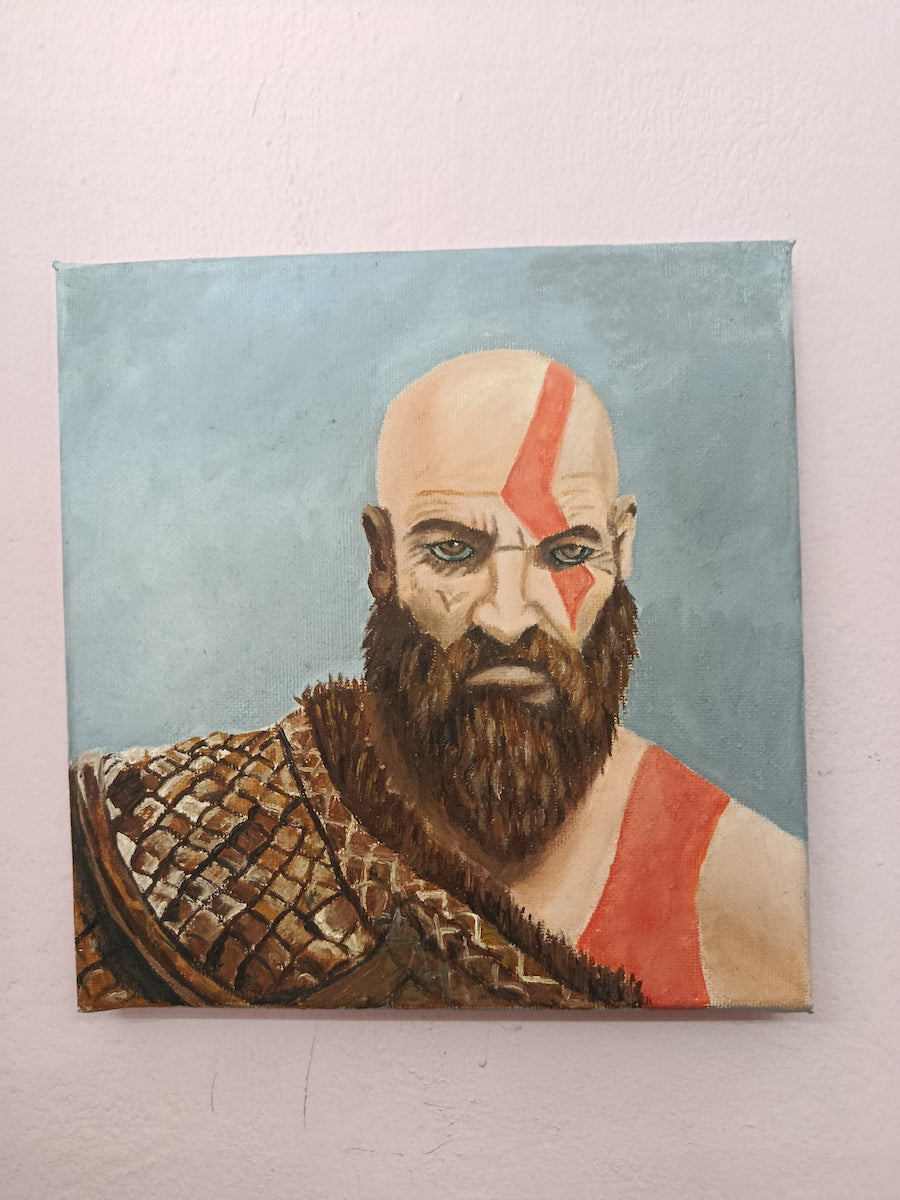 Χειροποίητος πίνακας Ζωγραφικής τύπου "Kratos" (Κράτος)