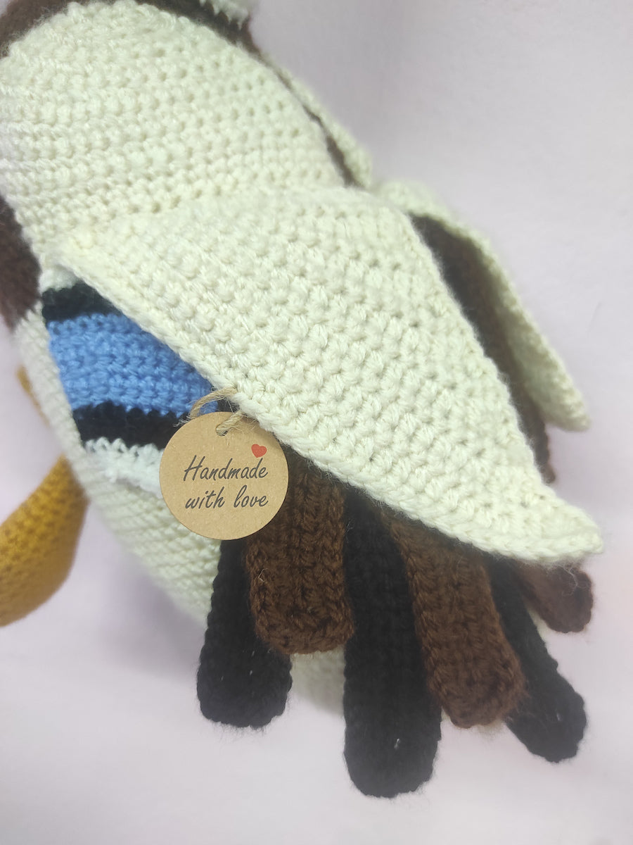 Χειροποίητο πλεκτό κουκλάκι πάπια Mallard