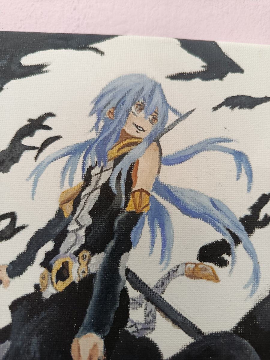 Χειροποίητος πίνακας Ζωγραφικής τύπου "Rimuru Tempest"